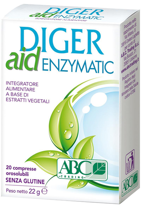 DIGER AID ENZYMATIC 20 COMPRESSE - Farmacia Murachelli Di Putelli dr. Giovanni