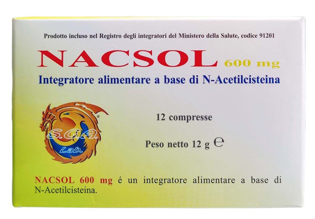 NACSOL 12 COMPRESSE - Farmacia Murachelli Di Putelli dr. Giovanni