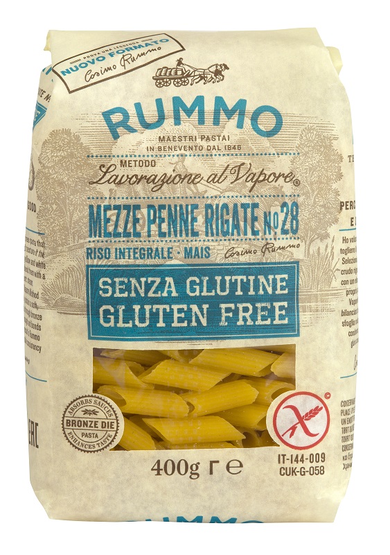 RUMMO MEZZE PENNE RIGATE N28 RISO INTEGRALE E MAIS 400 G - Farmacia Murachelli Di Putelli dr. Giovanni