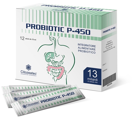 PROBIOTIC P-450 12 STICK MONODOSE 10 ML - Farmacia Murachelli Di Putelli dr. Giovanni