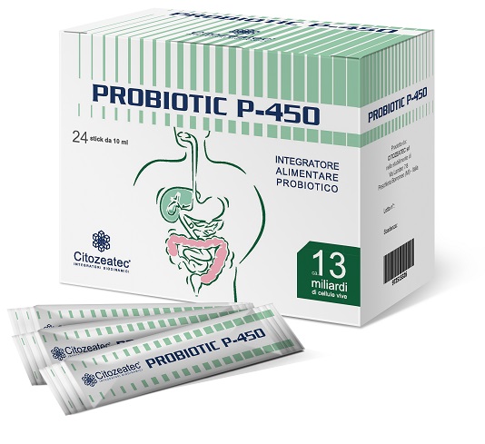 PROBIOTIC P-450 24 STICK MONODOSE 10 ML - Farmacia Murachelli Di Putelli dr. Giovanni