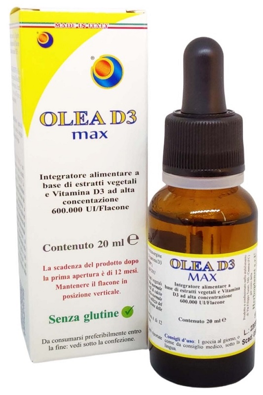 OLEA D3 MAX GOCCE 20 ML - Farmacia Murachelli Di Putelli dr. Giovanni