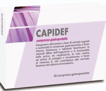 CAPIDEF 20 COMPRESSE GASTROPROTETTE - Farmacia Murachelli Di Putelli dr. Giovanni