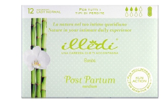 ILLEDI ASSORBENTI LADY NORMAL SENZA ALI POST PARTO TAGLIA MEDIUM 12 PEZZI - Farmacia Murachelli Di Putelli dr. Giovanni