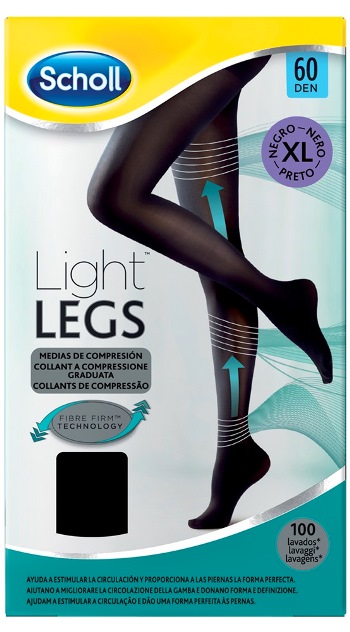 SCHOLL LIGHTLEGS 60 DENARI TAGLIA XL COLORE NERO 1 PAIO - Farmacia Murachelli Di Putelli dr. Giovanni