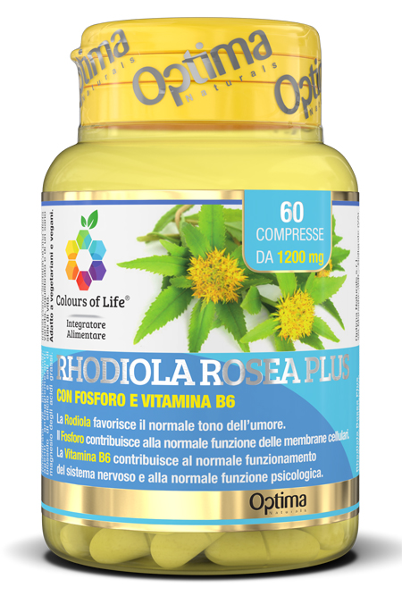 COLOURS OF LIFE RHODIOLA ROSEA PLUS 60 COMPRESSE 1200 MG - Farmacia Murachelli Di Putelli dr. Giovanni