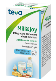 MILL&JOY TEVA 100 COMPRESSE MASTICABILI - Farmacia Murachelli Di Putelli dr. Giovanni