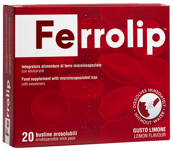 FERROLIP 20 BUSTINE OROSOLUBILI GUSTO LIMONE - Farmacia Murachelli Di Putelli dr. Giovanni