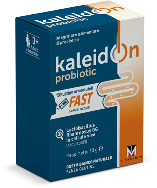 KALEIDON PROBIOTIC FAST BIANCO NATURALE 10 BUSTE OROSOLUBILI - Farmacia Murachelli Di Putelli dr. Giovanni