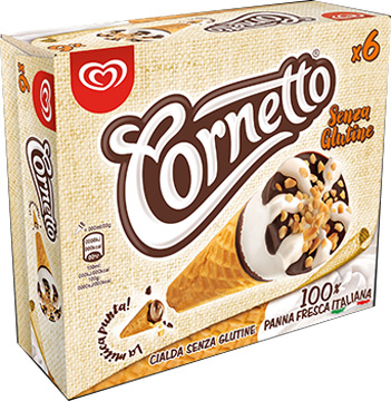 ALGIDA CORNETTO SENZA GLUTINE 6 X 75 G - Farmacia Murachelli Di Putelli dr. Giovanni