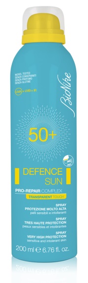 BIONIKE DEFENCE SUN SPRAY TRANSPARENT TOUCH SPF 50+ 200 ML - Farmacia Murachelli Di Putelli dr. Giovanni