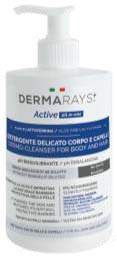 DERMARAYS ACTIVE ALL IN ONE DETERGENTE DELICATO CORPO E CAPELLI 500 ML - Farmacia Murachelli Di Putelli dr. Giovanni
