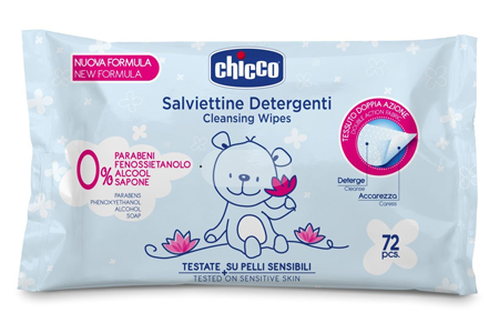 CHICCO COSMESI SALVIETT 72 PEZZI SENZA PLAQ - Farmacia Murachelli Di Putelli dr. Giovanni