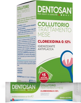 DENTOSAN COLLUTORIO MONODOSE TRATTAMENTO MENSILE 0,12% 15 BUSTINE DA 10 ML - Farmacia Murachelli Di Putelli dr. Giovanni