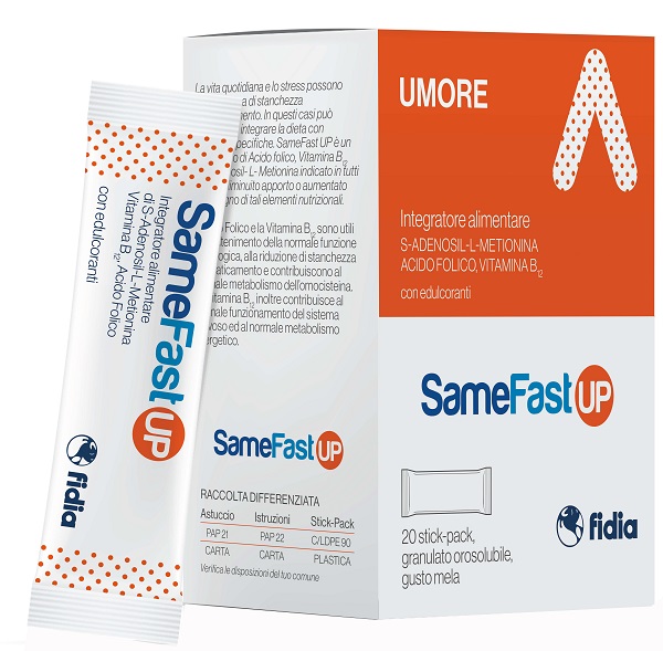 SAMEFAST UP 20 STICK PACK GRANULATO OROSOLUBILE GUSTO ANANAS - Farmacia Murachelli Di Putelli dr. Giovanni