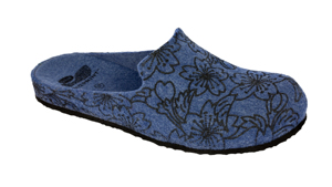 LAYE PRINTED FLORAL FELT WOMENS BLUE 38 BIOPRINT MATERIALE TOMAIA FELTRO FODERA TOMAIA SFODERATO SOTTOPIEDE FELTRO SUOLA EVA CALZATA F 1 PAIO AW17 - Farmacia Murachelli Di Putelli dr. Giovanni
