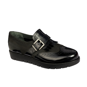 VIVIENNE NUBUCK+LEATHER WOMENS BLACK 39 MEMORY CUSHION MATERIALE TOMAIA NUBUCK+PELLE FODERA TOMAIA PELLE+TESSUTO SOTTOPIEDE PELLE SUOLA TPR CALZATA F 1 PAIO AW17 - Farmacia Murachelli Di Putelli dr. Giovanni