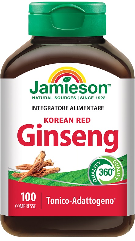 JAMIESON KOREAN GINSENG 100 COMPRESSE - Farmacia Murachelli Di Putelli dr. Giovanni