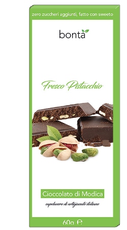 CIOCCOLATO DI MODICA AL PISTACCHIO SENZA ZUCCHERO 60 G - Farmacia Murachelli Di Putelli dr. Giovanni