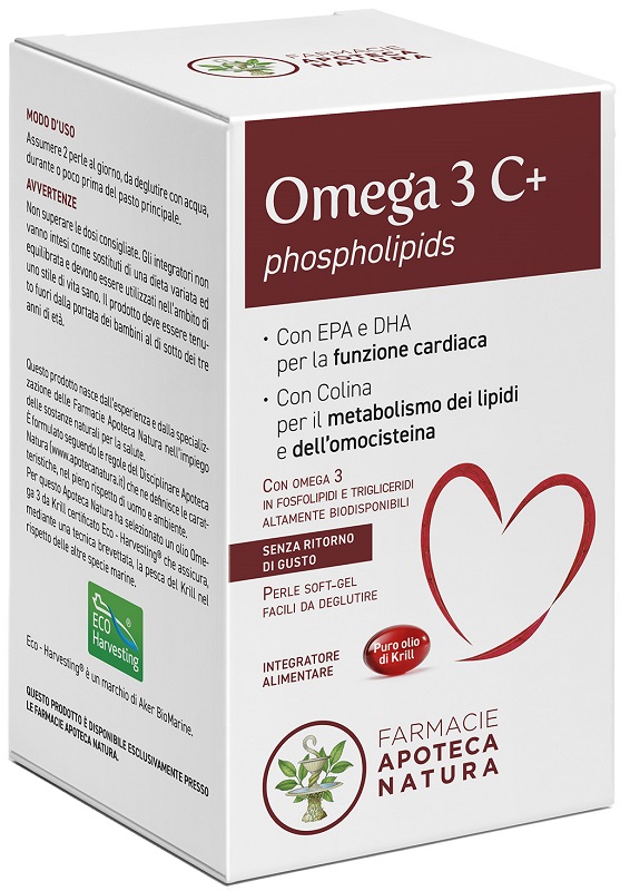 OMEGA 3 C+ PHOSPHOLIPIDS 60 PERLE SOFT-GEL DA 825 MG - Farmacia Murachelli Di Putelli dr. Giovanni