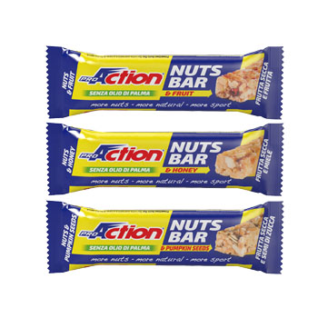 PROACTION NUTS BAR MIELE 30 G - Farmacia Murachelli Di Putelli dr. Giovanni
