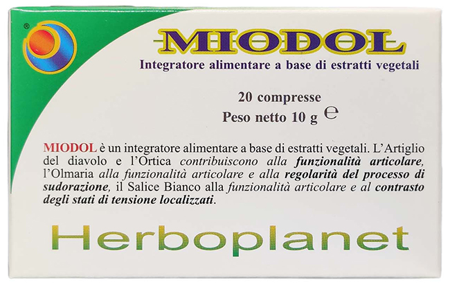 MIODOL 20 COMPRESSE BLISTER 10 G - Farmacia Murachelli Di Putelli dr. Giovanni