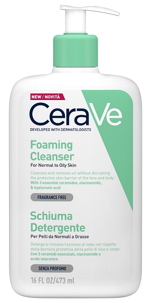 CERAVE SCHIUMA DETERGENTE VISO 473 ML - Farmacia Murachelli Di Putelli dr. Giovanni
