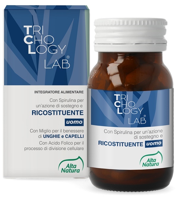 TRICHOLOGY LAB 50 COMPRESSE UOMO ANTICADUTA - Farmacia Murachelli Di Putelli dr. Giovanni