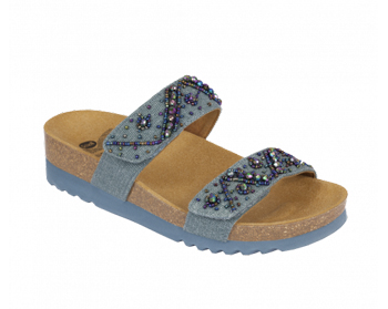 CALZATURA ZAFIRAH CANVAS + BEADS WOMENS DENIM 38 TOMAIA CANVAS+PERLINE FODERA TOMAIA MICROFIBRA SOTTOPIEDE MICROFIBRA EVA CALZATA F COLLEZIONE 2018 - Farmacia Murachelli Di Putelli dr. Giovanni