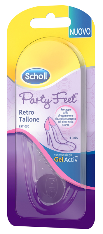 PLANTARE ORTOPEDICO PER RETRO TALLONE PARTY FEET SCHOLL GEL ACTIV 1 PAIO - Farmacia Murachelli Di Putelli dr. Giovanni