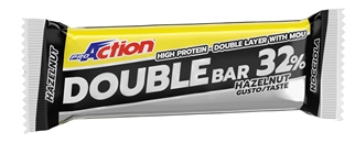 PROACTION DOUBLE BAR 32% NOCCIOLA CARAMELLO 60 G - Farmacia Murachelli Di Putelli dr. Giovanni