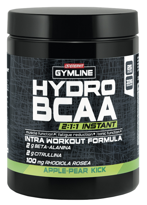 GYMLINE MUSCLE HYDRO BCAA INSTANT APPLE & PEAR POLVERE 335 G - Farmacia Murachelli Di Putelli dr. Giovanni
