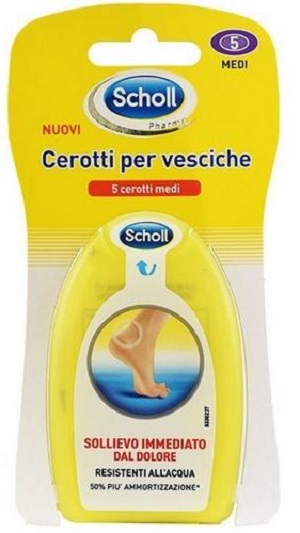 SCHOLL CEROTTI PER VESCICHE MEDIO 5 PEZZI - Farmacia Murachelli Di Putelli dr. Giovanni