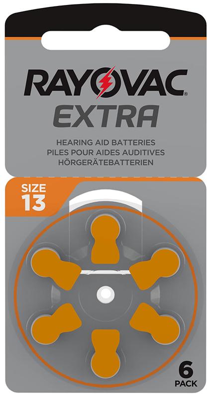 BATTERIA MODELLO 13 PER AMPLIFICATORE ACUSTICO 6 PEZZI - Farmacia Murachelli Di Putelli dr. Giovanni