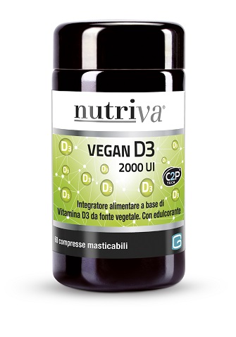 NUTRIVA VEGAN D3 60 COMPRESSE 2000 UI - Farmacia Murachelli Di Putelli dr. Giovanni