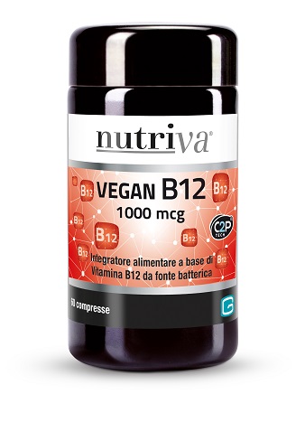 NUTRIVA VEGAN B12 60 COMPRESSE 1000MCG - Farmacia Murachelli Di Putelli dr. Giovanni