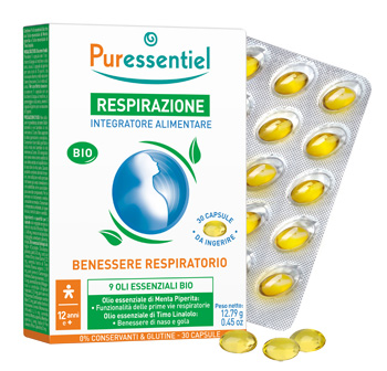 PURESSENTIEL CAPSULE 9 OLI ESSENZIALI RESPIRAZIONE 30 CAPSULE - Farmacia Murachelli Di Putelli dr. Giovanni