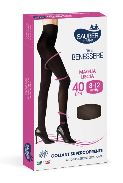 COLLANT SUPERCOPRENTE SAUBER 8-12MMHG NERO 4 - Farmacia Murachelli Di Putelli dr. Giovanni