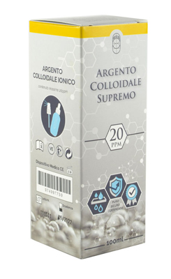 ARGENTO COLLOIDALE SUPREMO 20PPM 100 ML SPRAY + CONTAGOCCE - Farmacia Murachelli Di Putelli dr. Giovanni