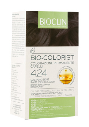 BIOCLIN BIO COLORIST 4,24 CASTANO BEIGE RAME CIOCCOLATO - Farmacia Murachelli Di Putelli dr. Giovanni