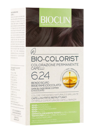 BIOCLIN BIO COLORIST 6,24 BIONDO SCURO BEIGE RAME - Farmacia Murachelli Di Putelli dr. Giovanni