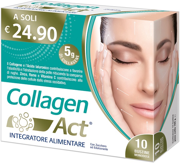 COLLAGEN ACT 10 BUSTINE MONODOSE - Farmacia Murachelli Di Putelli dr. Giovanni