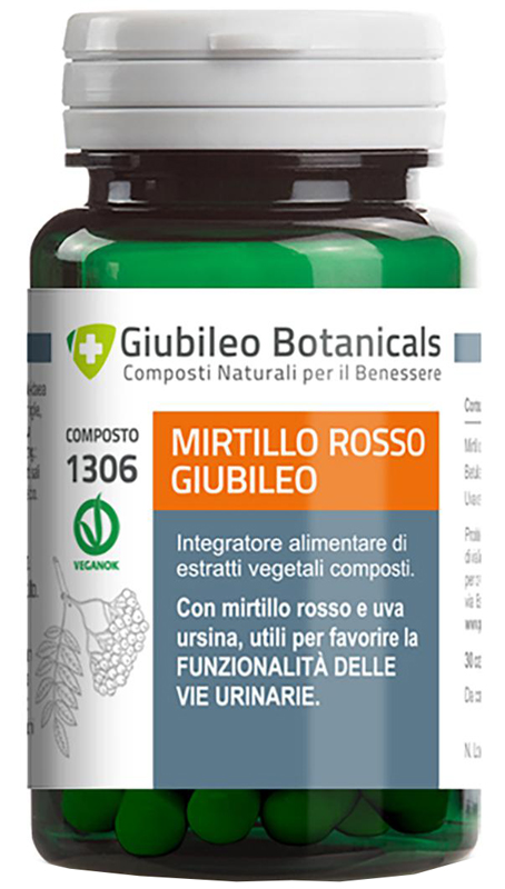 GIUBILEO BOTANICALS MIRTILLO ROSSO 30 CAPSULE - Farmacia Murachelli Di Putelli dr. Giovanni