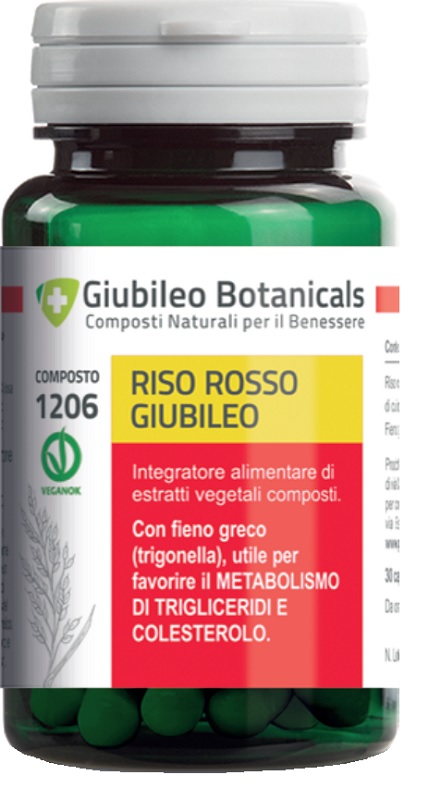 GIUBILEO BOTANICALS RISO ROSSO 30 CAPSULE - Farmacia Murachelli Di Putelli dr. Giovanni