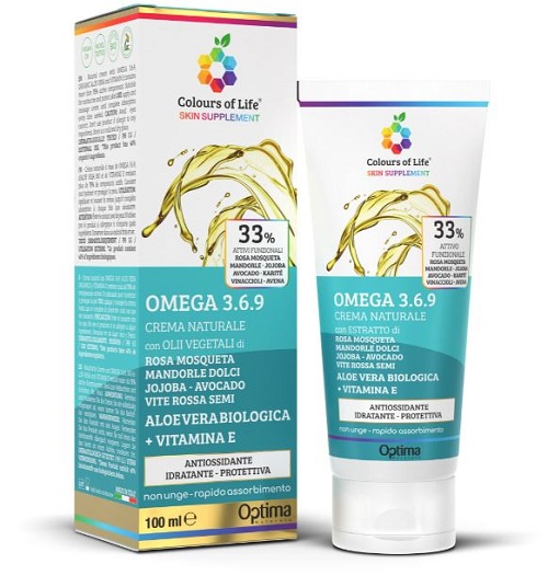 COLOURS OF LIFE SKIN SUPPLEMENT OMEGA 3 6 9 CREMA 100 ML - Farmacia Murachelli Di Putelli dr. Giovanni