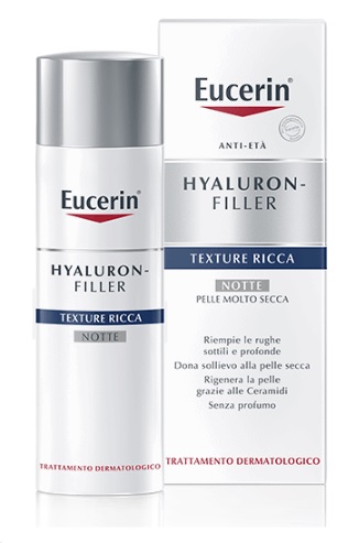 EUCERIN HYALURON+FILLER TEXTURE RICCA NOTTE 50 ML - Farmacia Murachelli Di Putelli dr. Giovanni