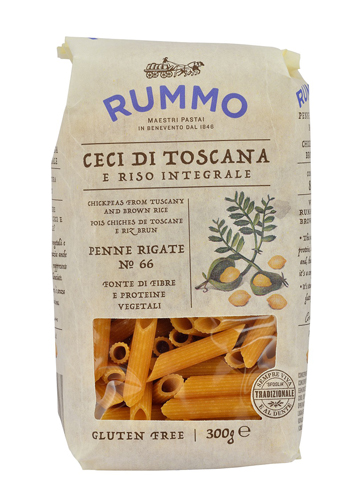 RUMMO PENNE RIGATE N 66 CECI DI TOSCANA E RISO INTEGRALE 300 G - Farmacia Murachelli Di Putelli dr. Giovanni