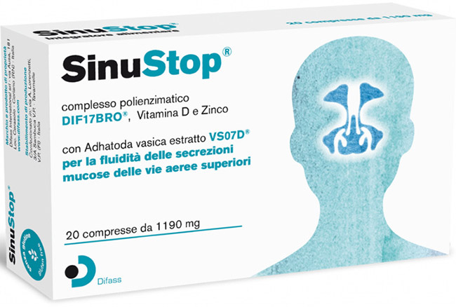 SINUSTOP 20 COMPRESSE DA 1190 MG - Farmacia Murachelli Di Putelli dr. Giovanni