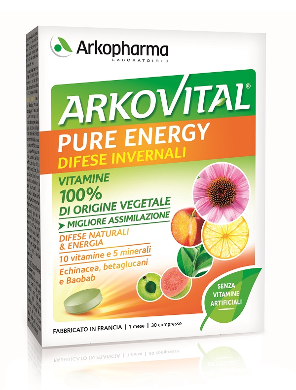 ARKOVITAL PURE ENERGY DIFESE INVERNALI 30 COMPRESSE - Farmacia Murachelli Di Putelli dr. Giovanni
