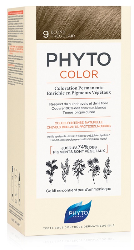 PHYTOCOLOR 9 BIONDO CHIARISS 1 LATTE + 1 CREMA + 1 MASCHERA + 1 PAIO DI GUANTI - Farmacia Murachelli Di Putelli dr. Giovanni